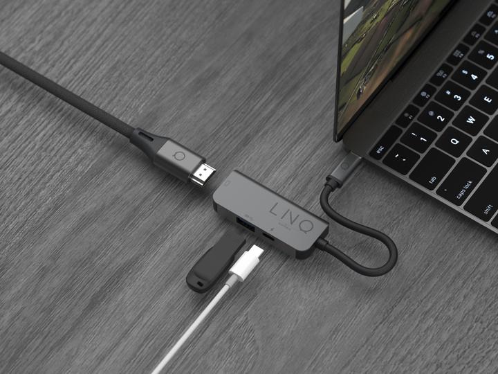 Produktbild LINQ Connects 3in1 USB-C Multiport Hub (USB-C, 1 Ports)