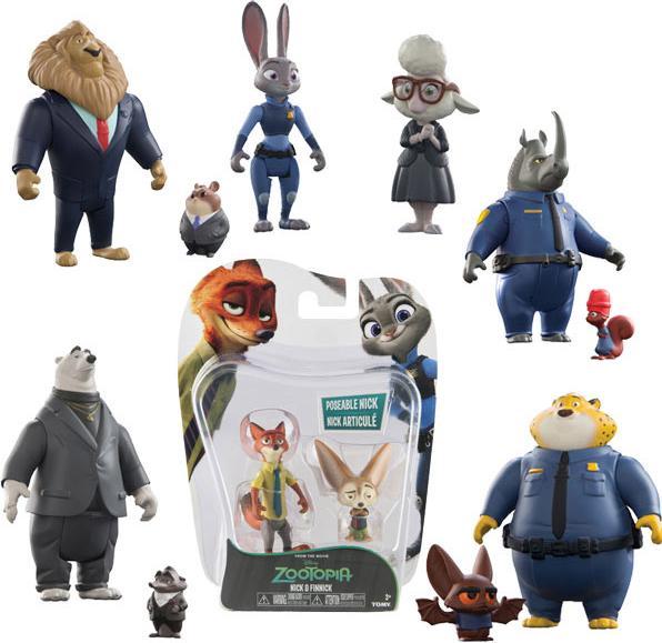 Image du produit Tomy TomyFIGTYE032 2 Abysse Assortment Zootopia Action Figure (2-Piece)