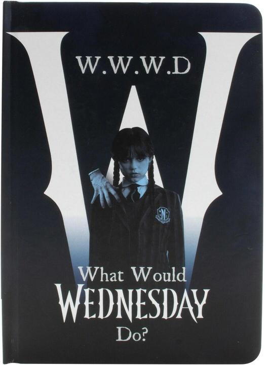 Produktbild Bluesky Notizbuch Wednesday - WWWD A5 liniert, Wednesday Hardcover (A5, Harter Einband)