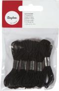 Actual product image Rayher Rubber thread, 1mm ø, black, 5 rolls