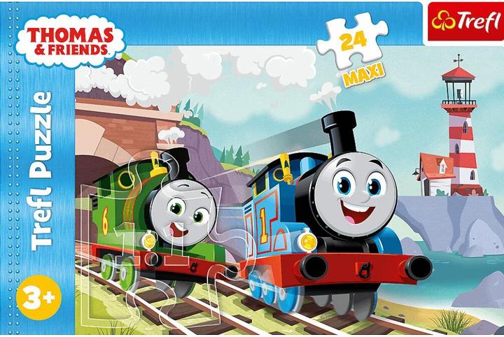 Actual product image Ravensburger Puzzle 24 Maxi Tomek and Percy with Thomas and his friends (24 pieces)