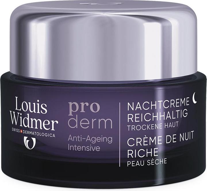 Widmer Louis Proderm Nachtcreme reichhaltig ohne Parfum 50 ml (50 ml, Nachtcreme)