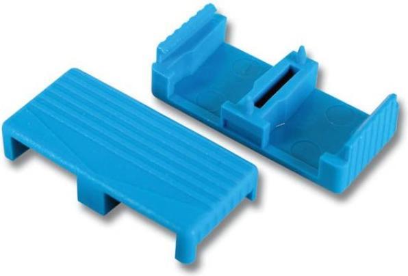 Actual product image EFB Elektronik Universal clip blue for SC duplex (Cable Accessories)