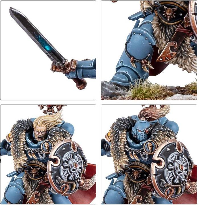 Produktbild Games Workshop Warhammer 40k - Space Wolves Chef de Bataille Garde Loup