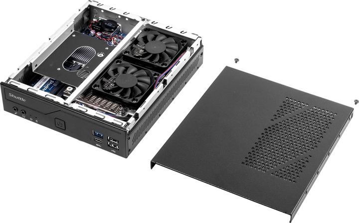 Produktbild Shuttle Barebone XPC slim DH610S Black (Intel Core i3)