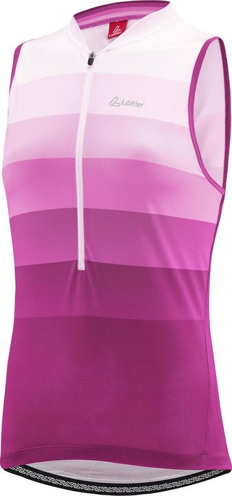 Löffler Women's Bike Sleevless Jersey Halfzip Rainbow (40, L)