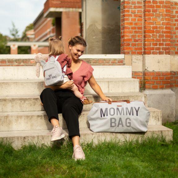 Actual product image Childhome Kinderrucksack "My First Bag" canvas grau