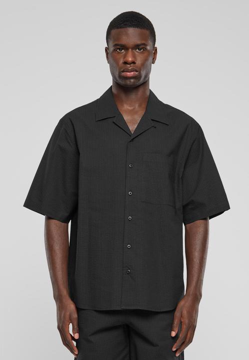 Image du produit Urban Classics Chemise à manches courtes Relaxed Seersucker - 140935 (S)