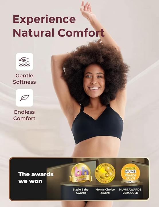 Produktbild Momcozy Nursing Bra black L (L)