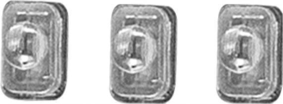 Leatt Tear-Off Nachrüstsatz 4.5 Riemen 3-pack