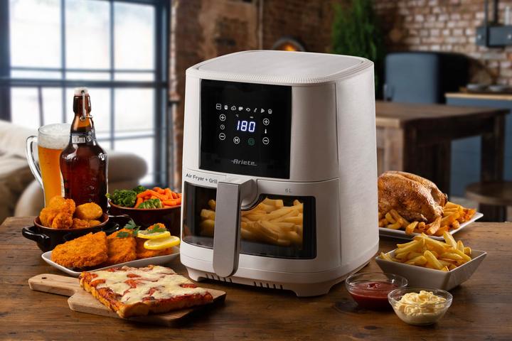 Image du produit Ariete 4626 Airy Fryer 6L, Friteuse à air, 1300 W, Capacité 6L, Capacité de cuisson 2.5kg, 8 pr