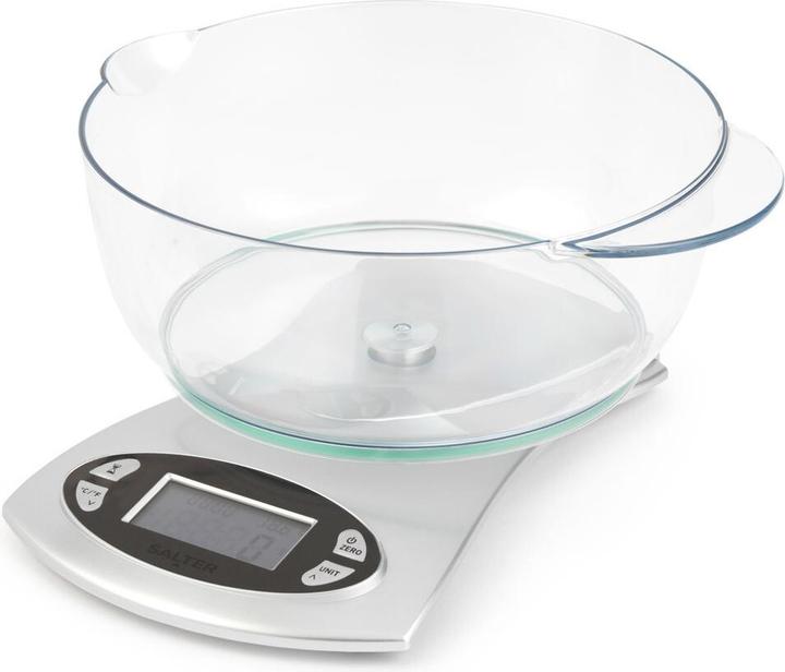 Salter 1069 SVDR 5 kg electronic kitchen scale - Sidabrinis