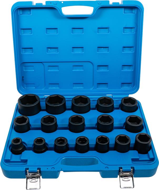 Produktbild BGS Kraft-Steckschlüssel-Einsatz-Satz Antrieb Innenvierkant 20 mm (3/4") SW 19 - 55 mm 17-tlg. (20 mm)