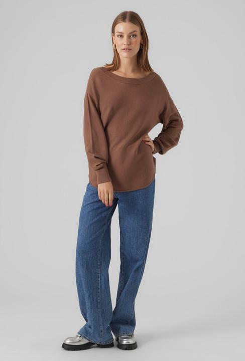 Actual product image Vero Moda VMNANCY LS BOATNECK PULLOVER GA EXC Knitted jumper (XS)