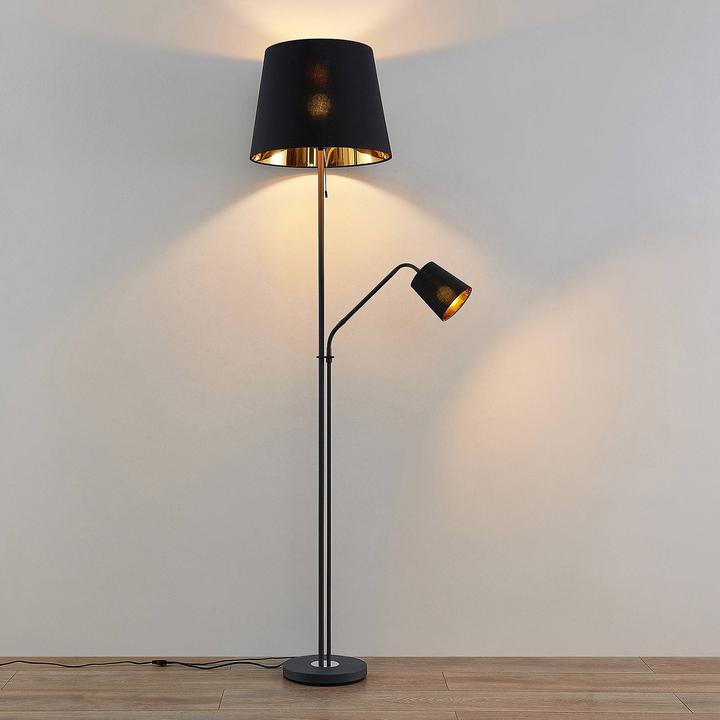 Actual product image Lindby Efalia floor lamp with reading light (E27, E14)