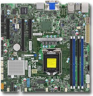 Produktbild Supermicro X11SSZ-F - Motherboard - micro ATX (LGA 1151, Intel C236, mATX)