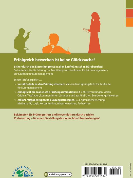 Produktbild Der Einstellungstest / Eignungstest zur Ausbildung zum Kaufmann / zur Kauffrau für Büromanagement (Deutsch, Marcus Mery, Kurt Guth, 2024)