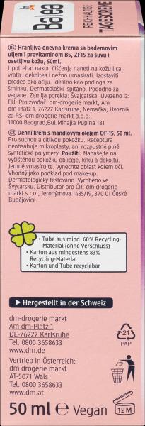 Actual product image dm Balea Day Cream Rich SPF15 (50 ml, Day cream, SPF 15)