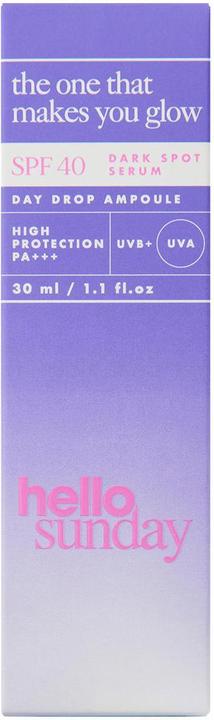 Actual product image Hello sunday the one that makes you glow Dark spot oil serum SPF 40 (30 ml)