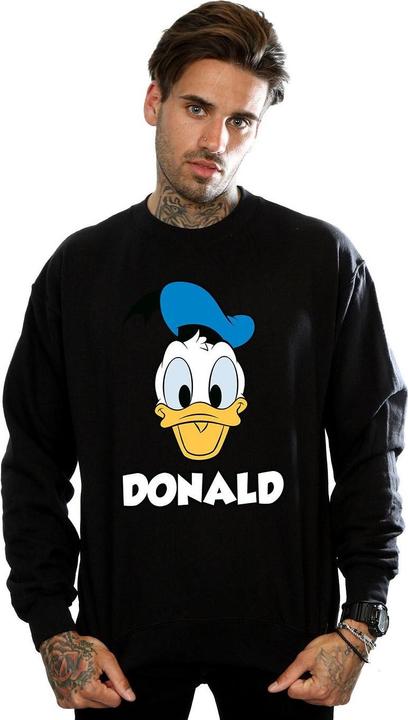 Image du produit Disney Mens Donald Duck Face Cotton Sweatshirt (L)