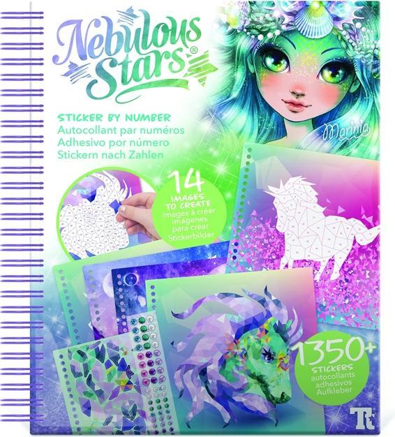 Actual product image Nebulous Stars Stickers by numbers (1350 pieces)