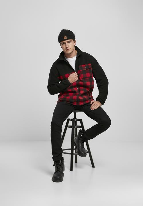 Produktbild Urban Classics Patterned Polar Fleece Track Jacket (L)