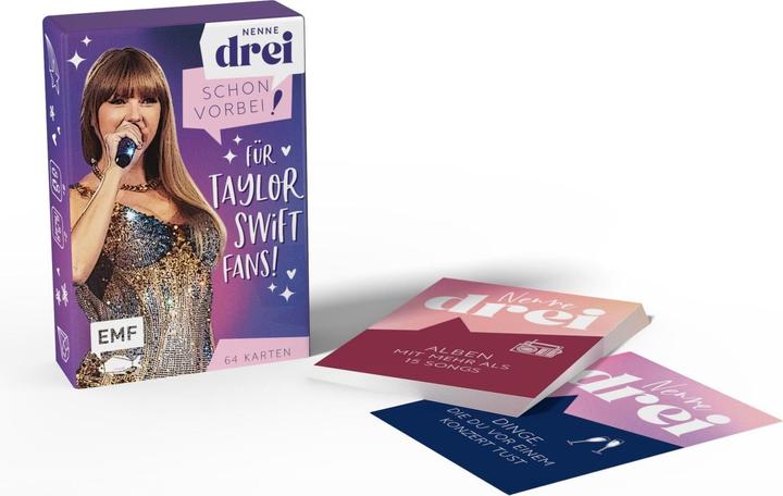 Image du produit jeu de cartes : Nommez trois - déjà fini!... pour les fans de Taylor Swift! (Allemand)