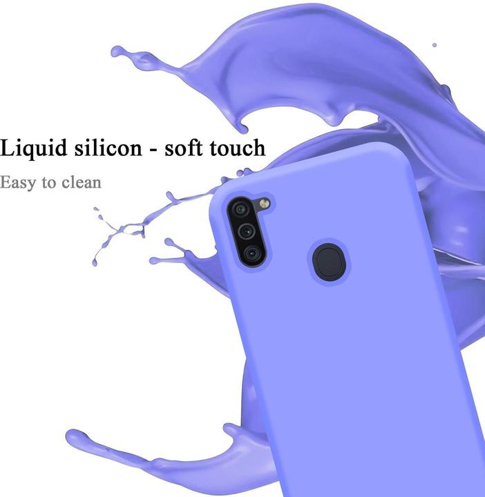 Actual product image Cadorabo TPU Liquid Silicone Case Cover (Samsung Galaxy M11, Samsung Galaxy A11)