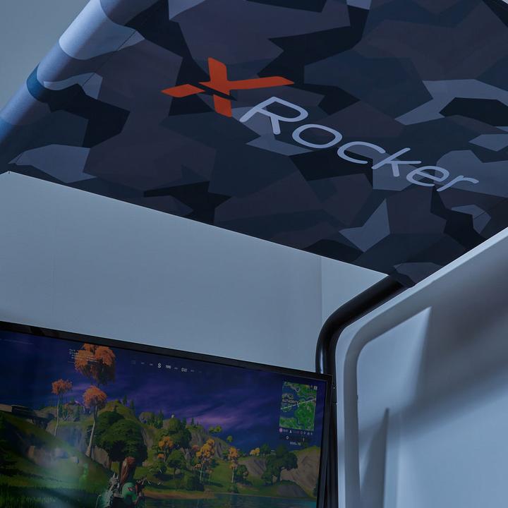 Productafbeelding X Rocker Xrocker Contra Middenslaper Gaming stapelbed met omkeerbaar profiel - Zwart en Camo