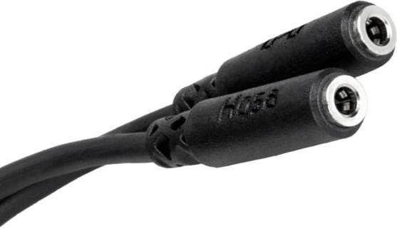 Actual product image Hosa YMM-232 Y-adapter TRS stereo splitter 3.5mm (Splinters)