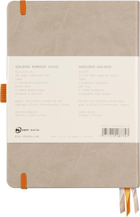Actual product image Rhodia Notebooks and notebooks Rho (A5, Special ruling, Hardcover)