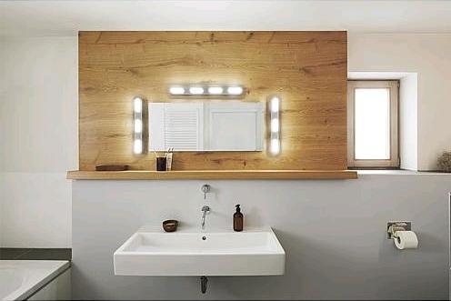 Actual product image Ledvance Smart+ wall Orbis Duplo IP44 TW 58 cm Chrome 4x5W 2000Lum (2800 lm)