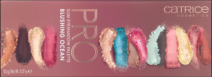 Actual product image Catrice Pro Slim Eyeshadow Palette Blushing Ocean (10)