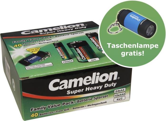 Produktbild Camelion Batterie-Set Micro, Mignon, Ba (40 Stk., AAA, AA)