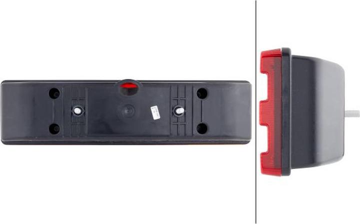 Actual product image Hella Left halogen tail light for MERCEDES T2/LN1 panel van (P21V, T4W)