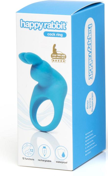 Produktbild Happy Rabbit Rechargeable Vibrating Rabbit Cock Ring Blue (3 cm)