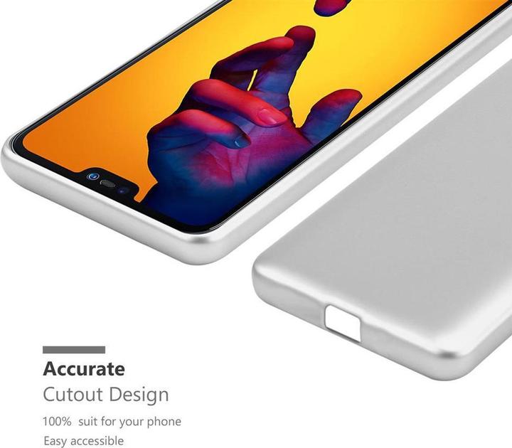Image du produit Cadorabo Couverture métallique mate TPU (Huawei Nova 3E)
