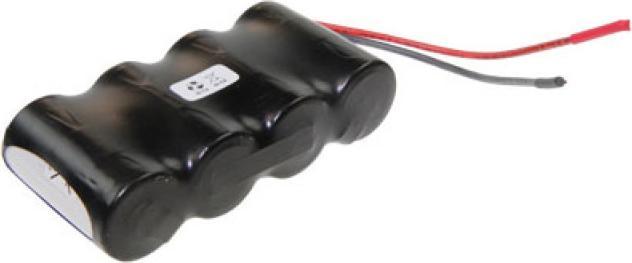 Produktbild Saft Notbeleuchtungs-Akku F1x4 VNT C mit Kabel 10cm mit offener Litze 4,8V, 2500mAh (1 Stk., 2500 mAh, Ladegerät inkl. Akku)
