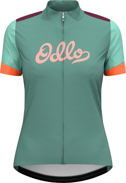 Image du produit Odlo T-shirt s/u collar s/s full zip ESSENTIAL PRINT (L)