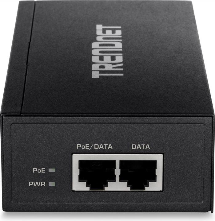 Produktbild Trendnet TPE-117GI Power Injector (Proprietär 48V, Passive 24V PoE-in, 802.3af (PoE), 802.3bt (PoE++), Proprietär 24V, UPOE, 60 W)
