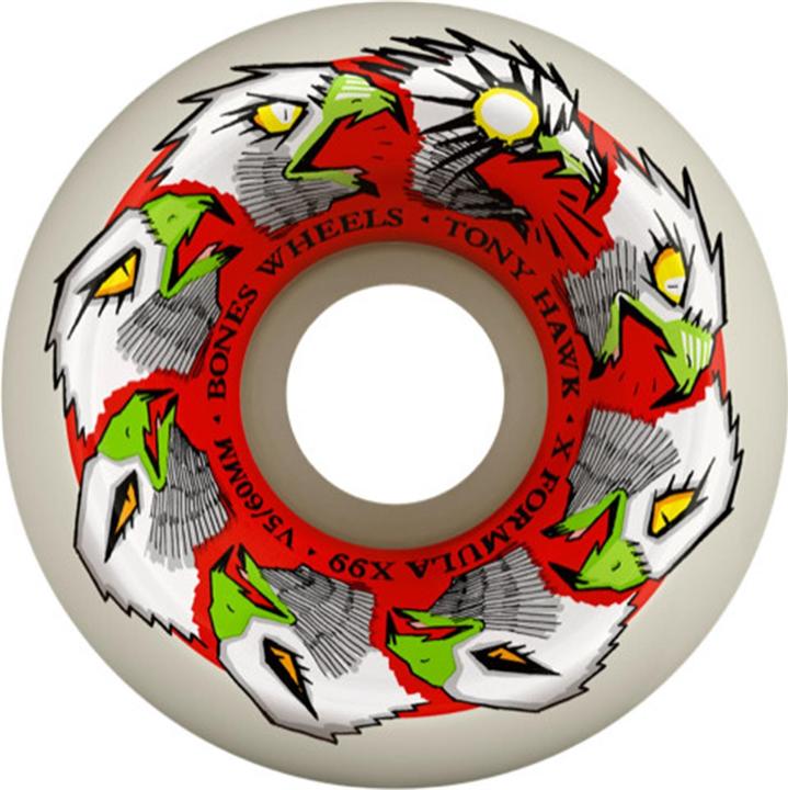Bones Wheels 99A XF Hawk Animation V5 Sidecut (60 mm)