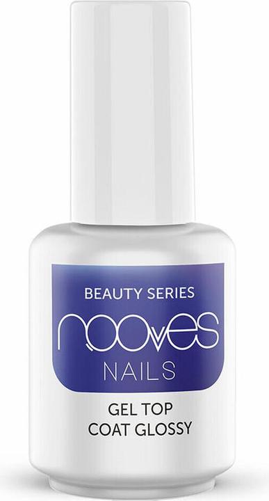 Actual product image Nooves Beauty Series Gel Top Coat Glossy 15ml (03E03RE0101030R, Top coat)