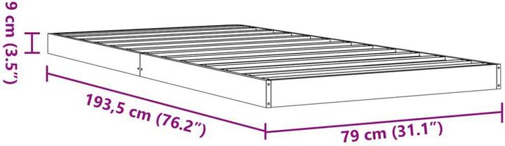 Produktbild VidaXL Templeton (75 x 190 cm)