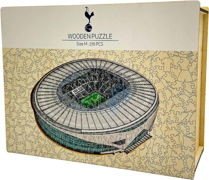 Actual product image Iconic Tottenham Hotspur FC - Stadium - Wooden Puzzle Size S (150 pieces) (150 pieces)