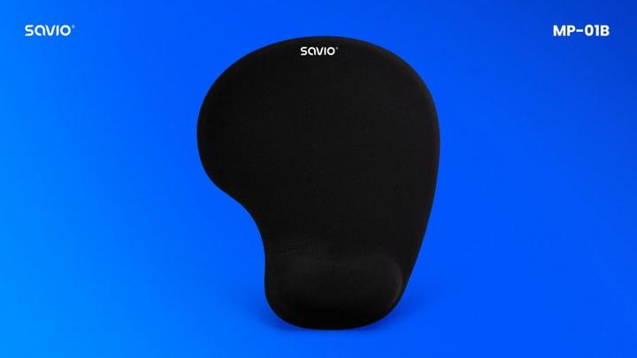 Image du produit Savio MP-01B Tapis de souris Noir