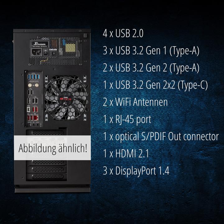 Actual product image Medion Erazer Hunter X30 RTX 4080 (Intel Core i7-13700K, 32 GB, 1000 GB, GeForce RTX 4080)