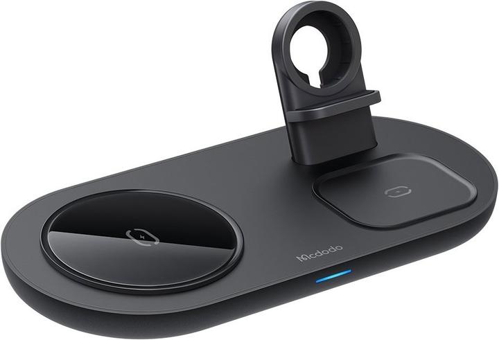 Mcdodo 3 in 1 Wireless Charger 15W - Black (15 W)