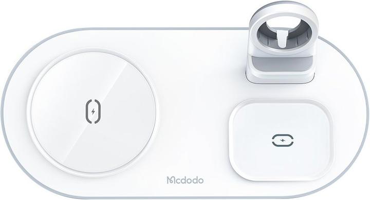 Actual product image Mcdodo 3 in 1 Wireless Charger 15W - White (15 W)