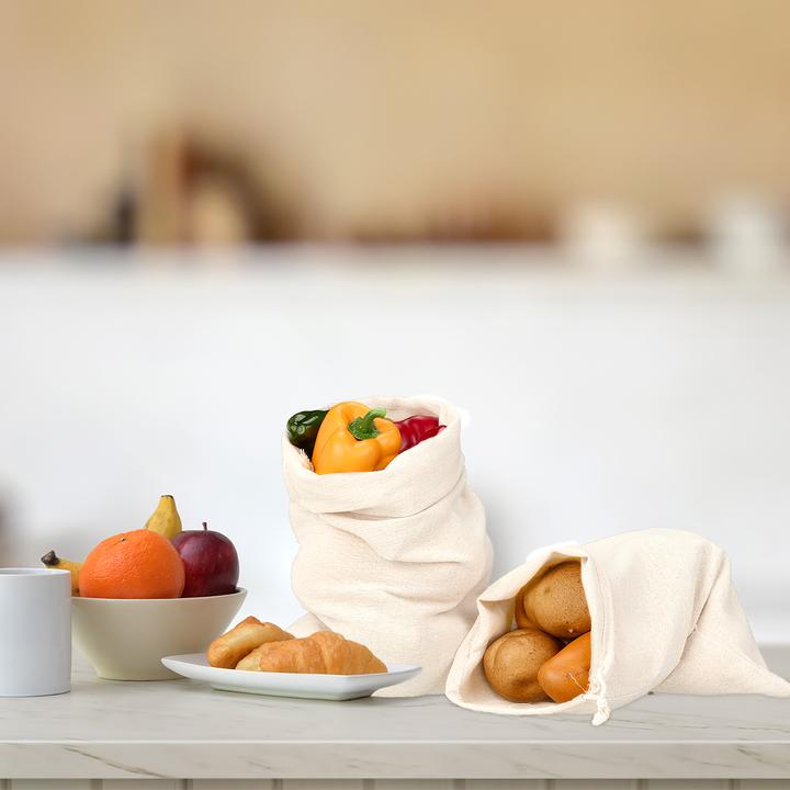Produktbild Relaxdays 4-tlg. Brotbeutel-Set