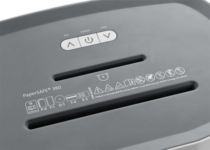 Actual product image Dahle PaperSAFE 23380-161 PS 380 shredder, P-4, 25lt (Particle cut)